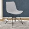 Armen Living Palmetto Contemporary Dining Chair in Gray Fabric with Black Metal Legs LCPLCHBLGR - alternate 7